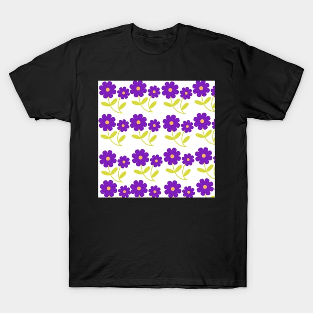 purple flower texture design T-Shirt by Artistic_st